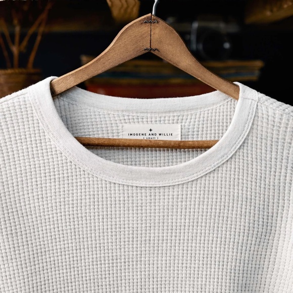 the waffle thermal crew in ash small - Picture 1 of 5